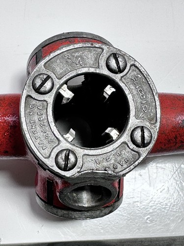Ridgid 30-A 3-Way Pipe Threader 3/8" + 1/2" + 3/4" Dies + Handles USA - Picture 3 of 7