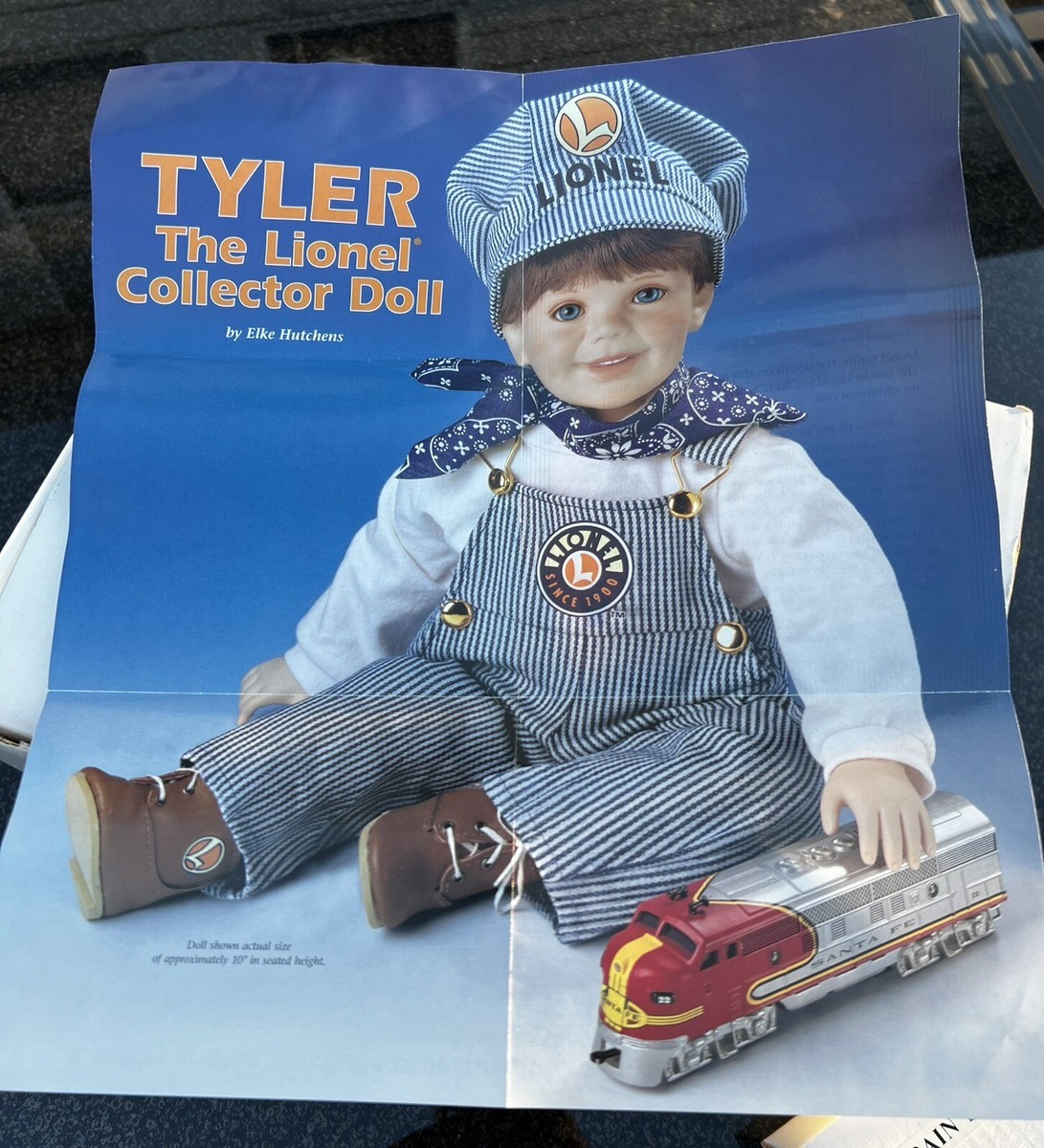Vintage 2000 Danbury Mint LIONEL TRAINS Porcelain Collector Doll