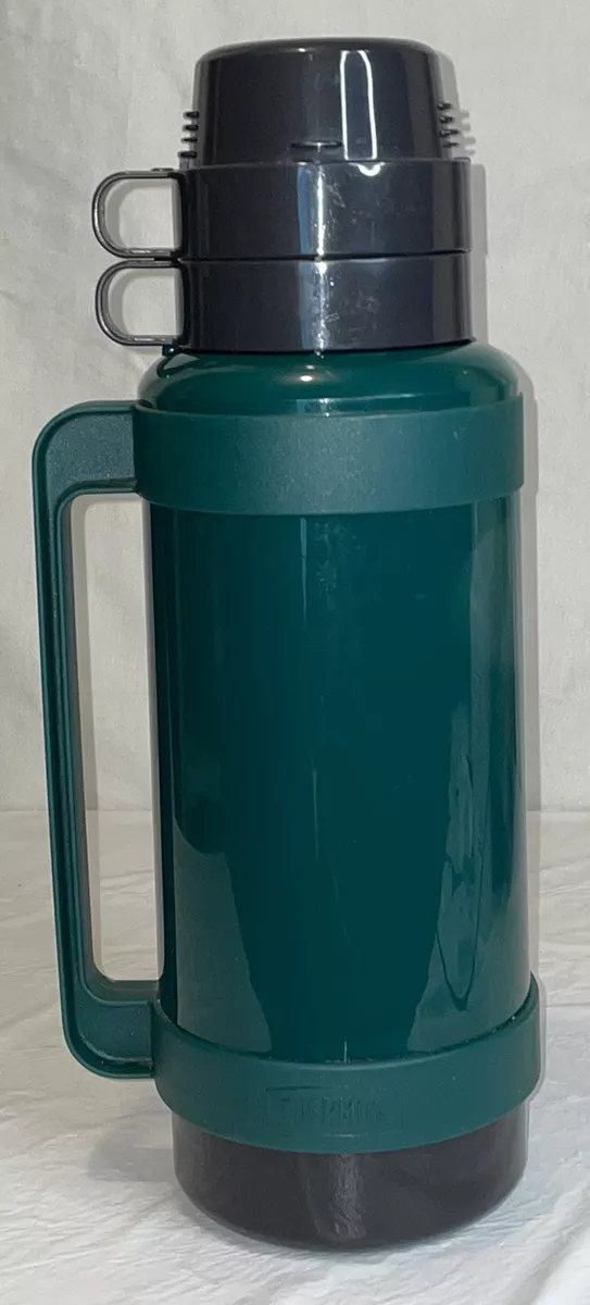 Vintage Green Thermos –