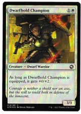 MTG Dwarfhold Champion FOIL Adventures in the Forgotten Realms (AFR) Magic #014