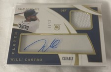 2020 Panini Immaculate Collection - Clutch Rookies - Willi Castro Clearly  /99