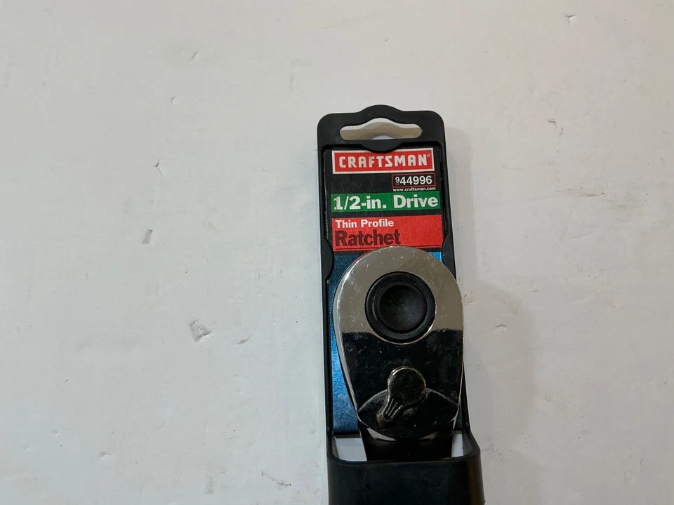 NOS Craftsman 1/2" drive thin profile fully polished ratchet 44996 VT USA made - Image 2 of 4