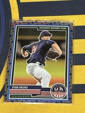 2023 Panini USA Baseball Stars & Stripes - Stars Prizm #63 Ryan Bruno (RC)