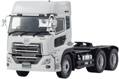 Kyosho UD Qubon GW 6×4 ホワイト Kyosho Original 1/43 UD Quon GW 6 x 4 Tractor White Finished