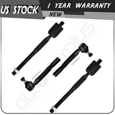 For 2007-12 Lexus ES350 Toyota Avalon 4Pc Front Steering Inner Outer Tie Rod End