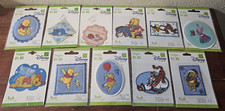 New Sealed Wrights Disney Sew On Patch Collection Eeyore Pooh Piglet Set of 11