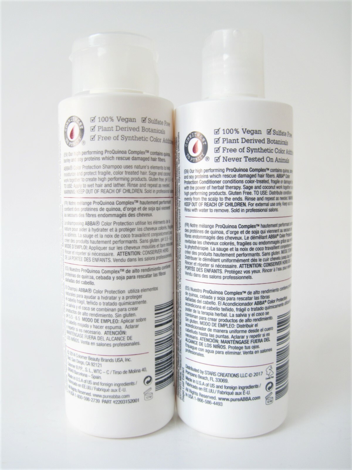 Abba Color Protection Shampoo & Conditioner 8 oz SET