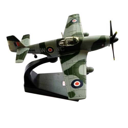 1/72 Diecast Alloy WWII United Kingdom P-51 Mustang Fighter Simulation Model - Picture 3 of 19
