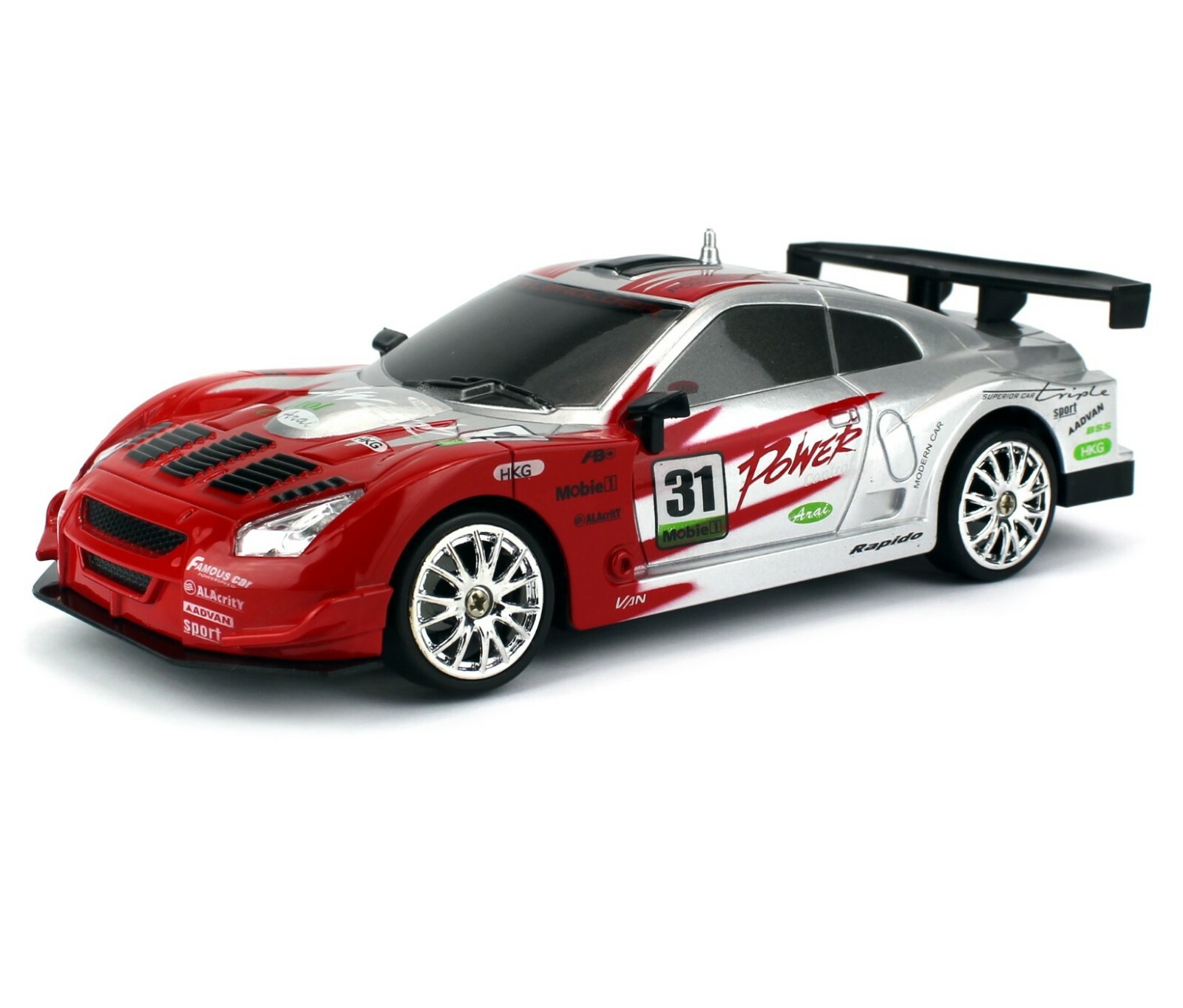 1/24 Scale Full Function 4WD R/C Series Drift Car Legend Combo Red & White