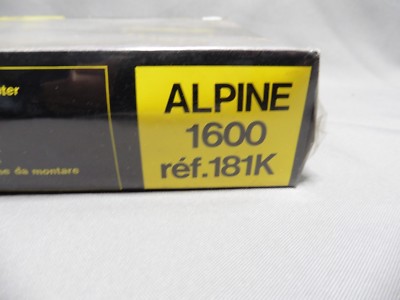 Solido 1/43 – Kit Métal Alpine A110 1600 – Réf 181K – 3 Décors – Occasion