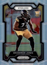 2023 Panini Prizm - Rookies Broderick Jones #385 Silver Prizm (RC)
