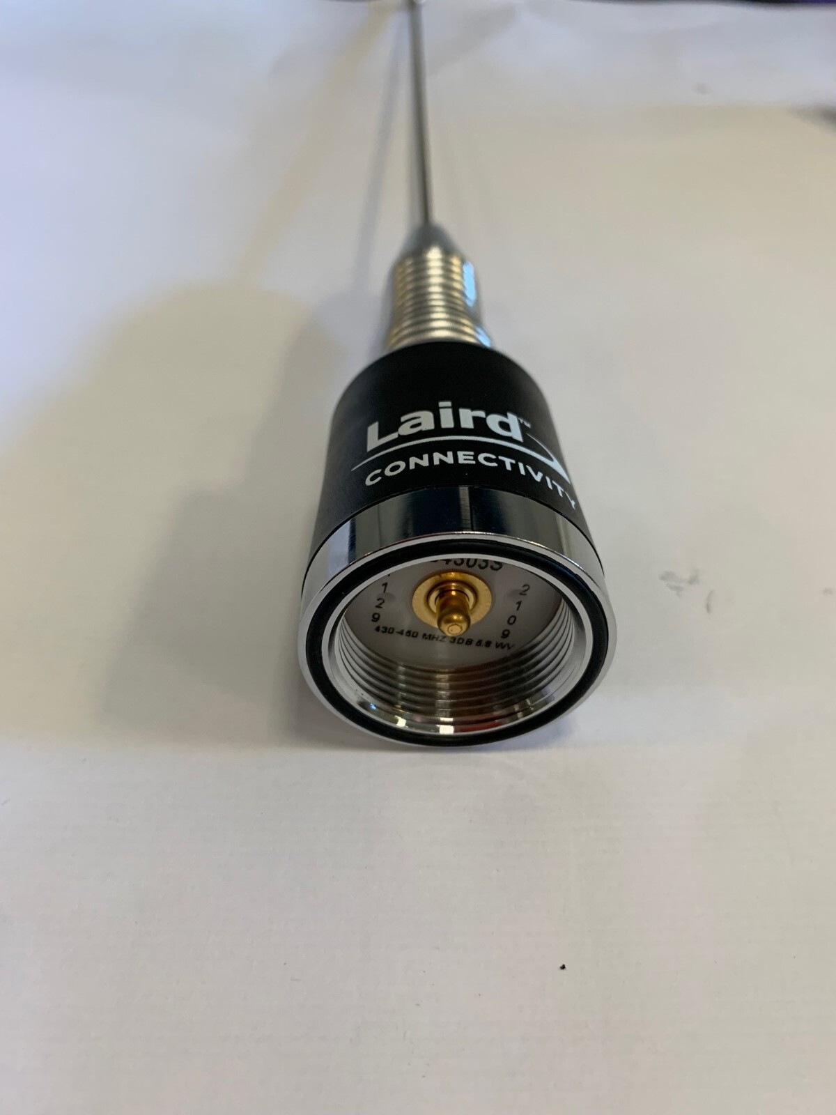 Laird B4303S UHF 430450MHz, 3dB, 5/8W Mobile Antenna w/Spring Base eBay