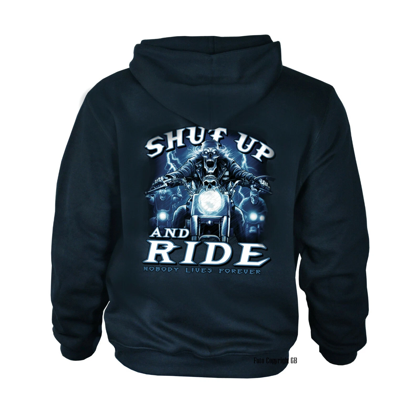 SACAI Felpa Chopper Biker felpa con cappuccio Bobber moto felpa con cappuccio *4140 navy