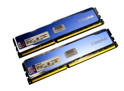 8GB (2x4GB) DDR3 UDIMM RAM - HyperX Blu KHX1600C9D3B1/4G - DDR3-1600