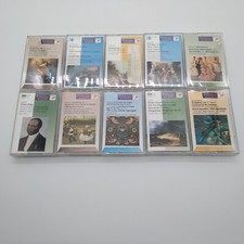 Essential Classics Cassette Lot of 10 Classical Music Brahms Jopin Chopin Hayden
