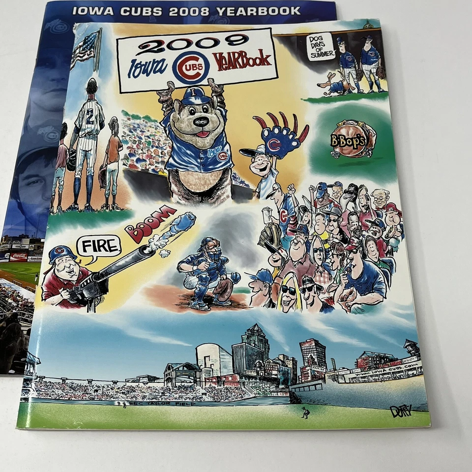 2008 2009 Iowa Cubs Baseball Yearbook Book Magazine Player Profiles Minor League - Image 3 of 4