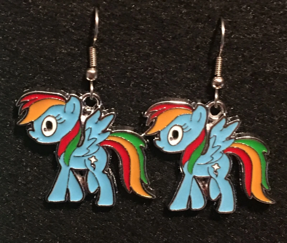 Rainbow dash earrings outlet