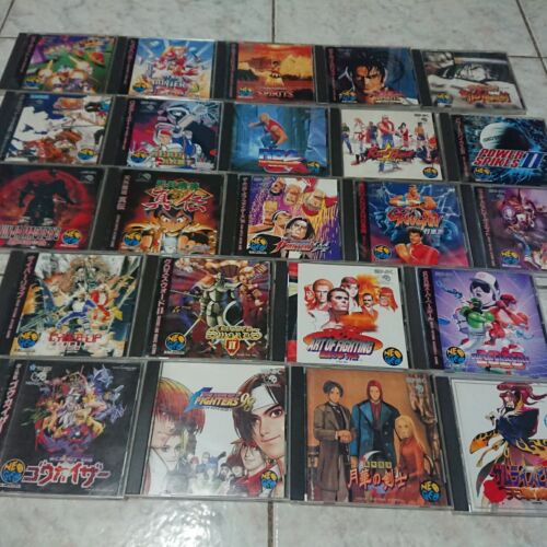 Neogeo CD Games Japanese - SNK - NTSC-J - NCD - NGCD - Region Free - Afbeelding 1 van 348
