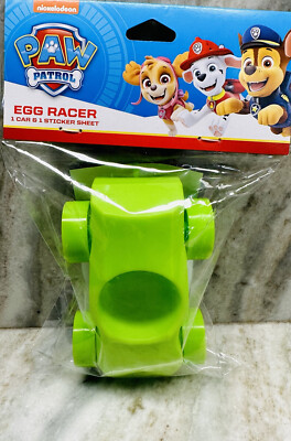 Nickelodeon Paw Patrol Egg Racer 1 Car & 1 Sticker Sheet 