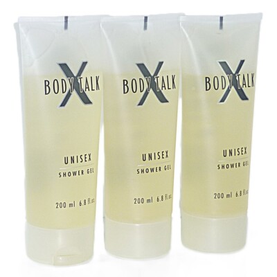 3 x Muelhens Extase X Body Talk Unisex 200 ml Shower Gel / Duschgel