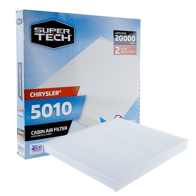 Super Tech Cabin Air Filter 5010, Replacement Air/Dust Filter for Chrysler