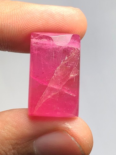 Pink tourmaline cabochon 33 carat - Picture 7 of 8