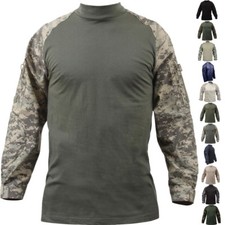 Rothco Combat Shirt Lightweight Uniform Heat Resistant Outdoor Tactical Gear