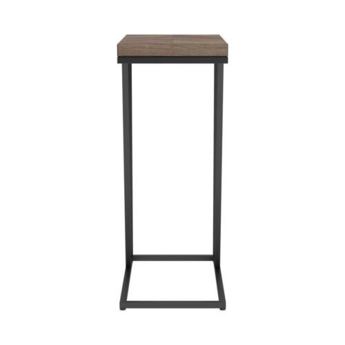 Coaster Home Furnishings Accent Table 10"Wx25"H Rectangle Wood Steel in Brown - Picture 6 of 7