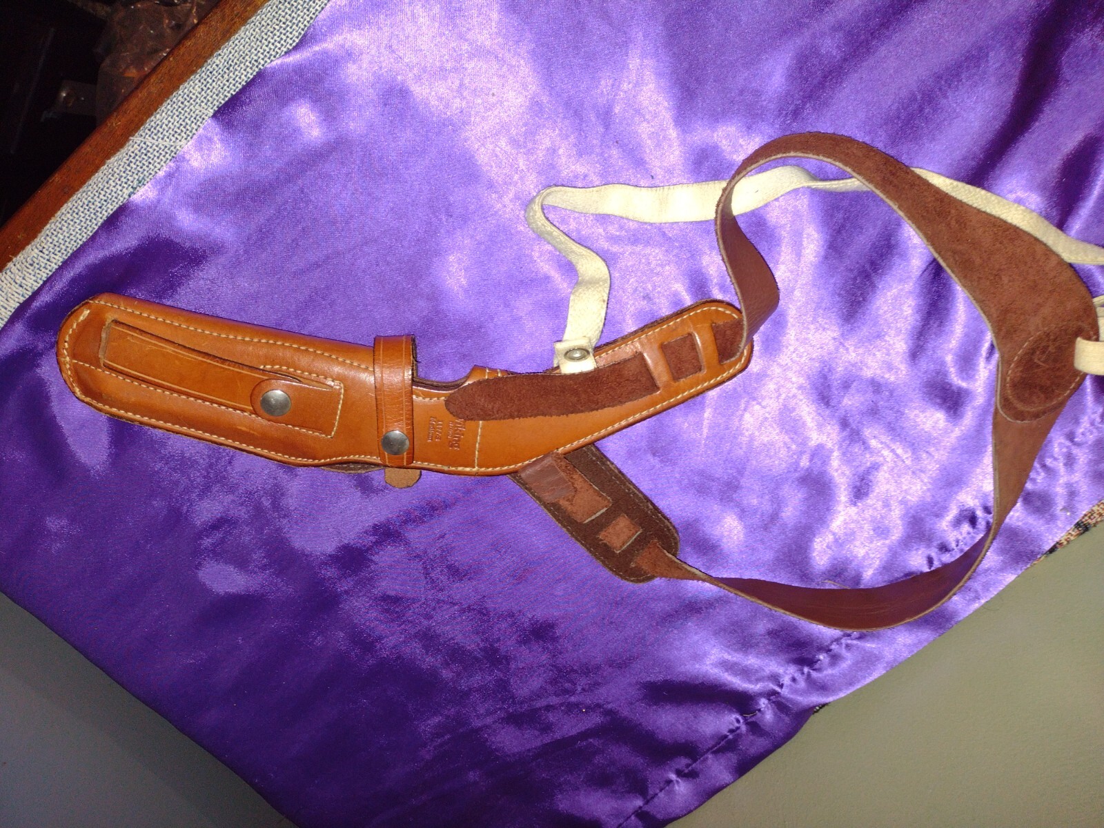 Vintage OLD WEST 11773/M viking Shoulder Belt Leather Holster Harness