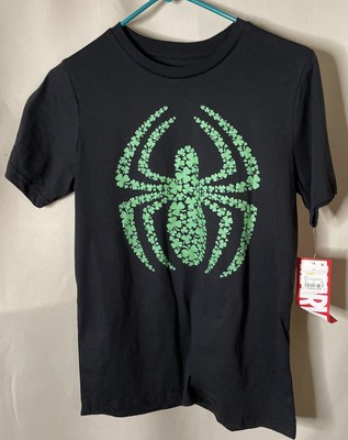 Marvel Boys Size Large T Shirt Clover Spider Spider-Man St Patricks Day NEW