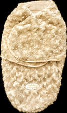 Blankets  Beyond Soft Swirl Swaddler Tan for Newborn Baby