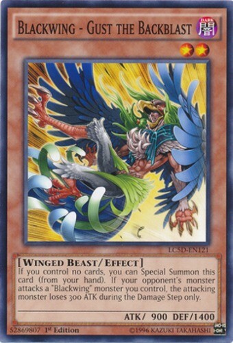 Blackwing Gust the Backblast LC5D-EN121 Common 1st Edition Light Play Yugioh
