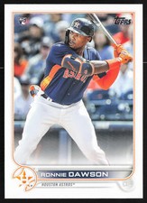 2022 Topps Ronnie Dawson #231 Rookie RC Houston Astros