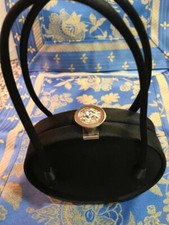 Rodo® Evening Bag In Black Satin W/ Rhinestone Closure - Mint