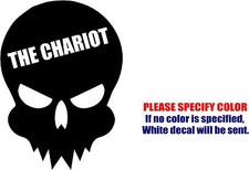 Vinyl Decal Sticker - The Chariot Skull Car Truck Bumper Window Wall JDM Fun 7"
