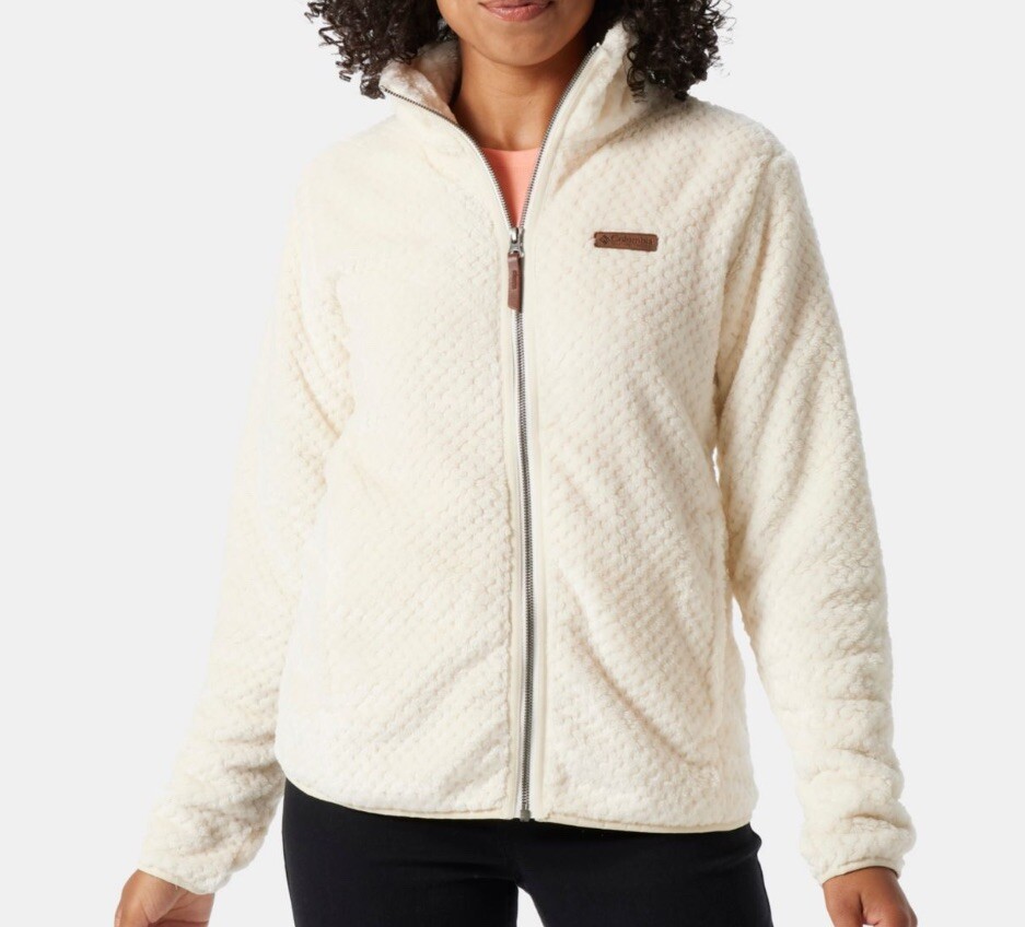 Columbia Womens Fireside II Sherpa Fleece Full Zip Jacket Small