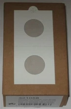 100 Lighthouse Self Adhesive 2x2 Quarter / Nickel 25mm Coin Flips paper holders