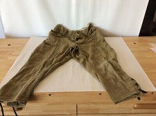 Vintage Boys' Knickers Olive Green Button Front Tie Legs