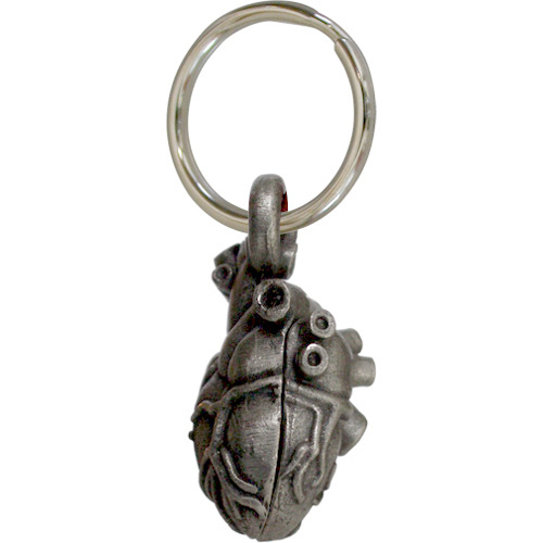 Anatomical Heart Locket Keychain eBay