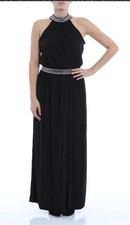 MICHAEL KORS Jewel maxi dress black, Size M