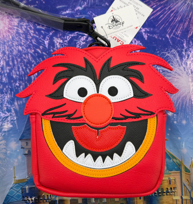 Loungefly Disney Parks THE MUPPETS ANIMAL Mini Backpack 7'' Belt Bag Wristlet NEW