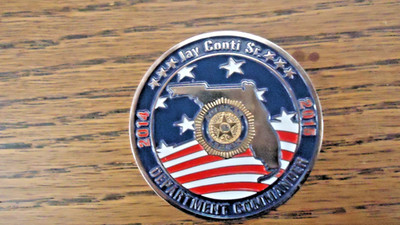 BRAVO ZULU (2014-15) FLORIDA AMERICAN LEGION- J. CONTI SR.(1 7/8'')CHALLENGE COIN