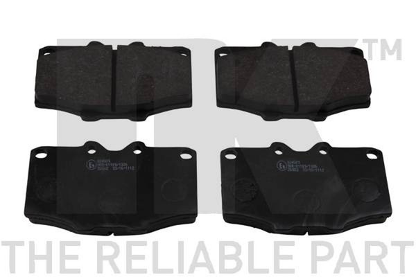 Bremsbelagsatz Scheibenbremse Nk 224509 FüR Toyota Cruiser Land Hilux Pick Up 4-image