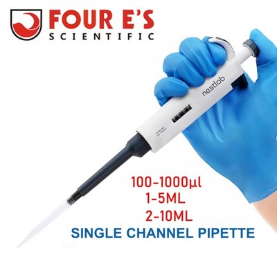 Micropipette Lab Pipettors Single Channel Pipette Adjustable Volume Autoclavable