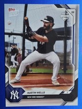 2026 Austin Wells Topps NOW Road to Opening Day OD-22 Yankees