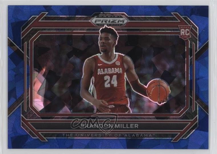 2023 Panini Prizm Draft Picks Blue Ice Variations 78/99 Brandon Miller #63 1i98