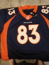 DENVER BRONCOS WES WELKER NFL NIKE ON FIELD AUTHENTIC JERSEY SZ 48 NEW WITH TAGS