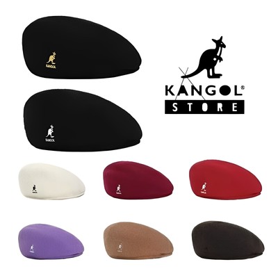 Kangol Wool 504 Flatcap Herren Damen Winter Freizeit Baskenmütze Newsboy Cap