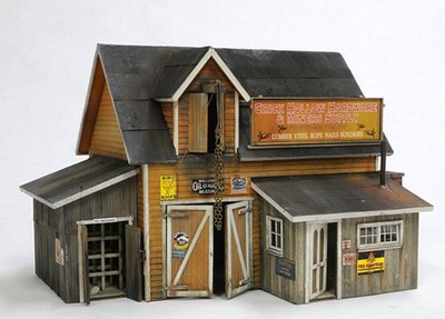 Banta Model Works 2127 HO Crick Hollow Hardware & Miners Supply