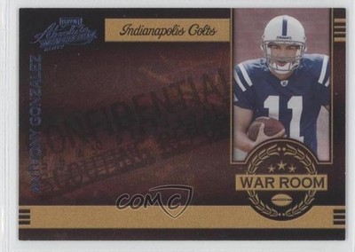 2007 Playoff Absolute Memorabilia Spectrum 21/25 Anthony Gonzalez Rookie RC 0b5